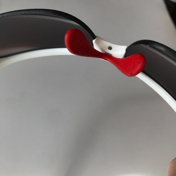 Bolle Bolt S Sunglasses 12204 in matte white with red accent - pre-owned main image 13
